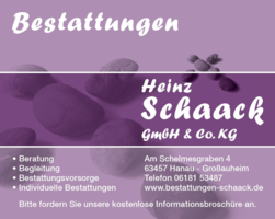 Bestattungen Heinz Schaack GmbH & Co. KG
