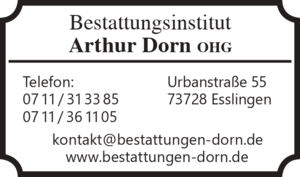 Bestattungsinstitut Arthur Dorn OHG