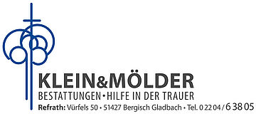 Bestattungshaus Klein & Mölder Felder
Inh. Bestattungshaus Koziol e.K. in Bergisch Gladbach