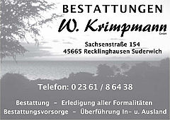 Bestattungsinstitut 
W. Krimpmann GmbH in Recklinghausen