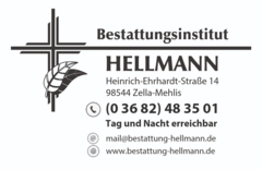 Bestattungsinstitut Hellmann UG
Fredi Hellmann in Zella-Mehlis