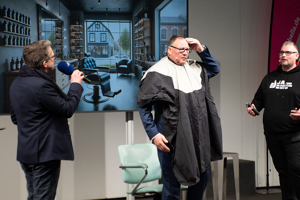 BDB-Vizepräsident Markus Maichle bei seinem Vortrag auf der IHM, Foto: ©BDB