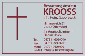 Bestattungsinstitut KROOSS Inh. Heinz Saborowski e.K.