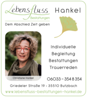 Lebensfluss Bestattungen Hankel Inh. Christiane Hankel